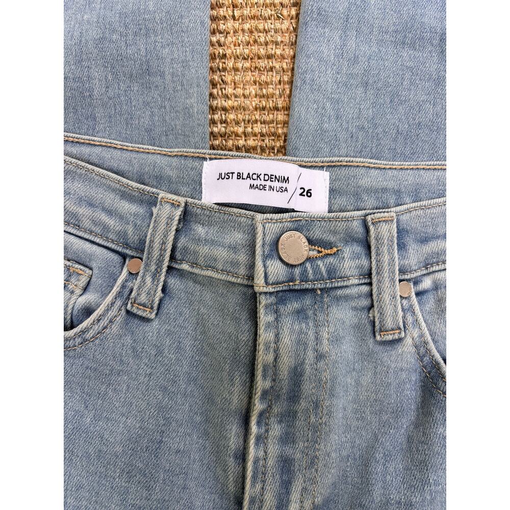 ๐ Just Black Denim Palazzo Jean | Size 26 | Light Wash - Picture 7 of 8